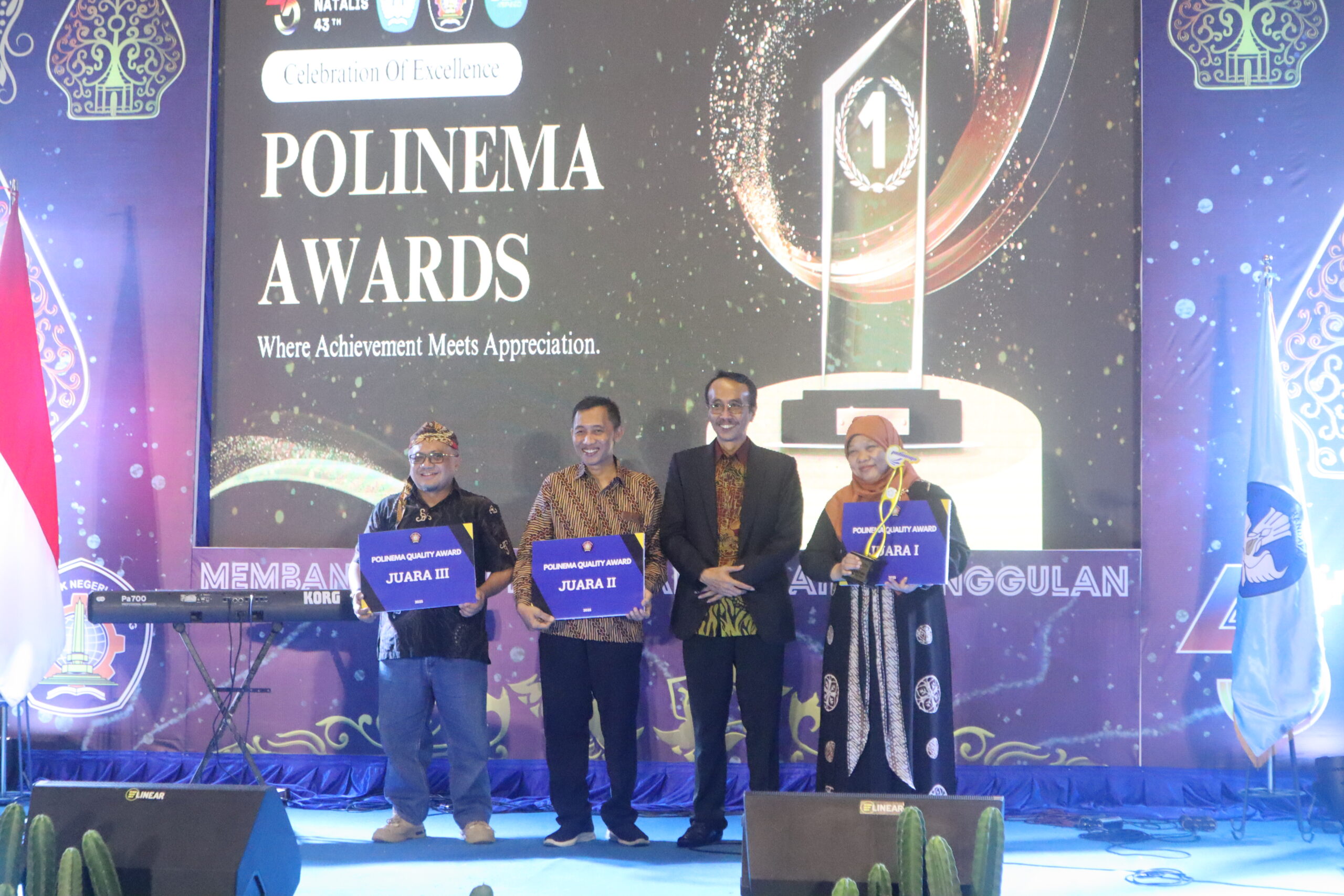 Polinema Tutup Rangkaian Dies Natalis ke-43, Jurusan Teknologi Informasi Raih Prestasi Membanggakan