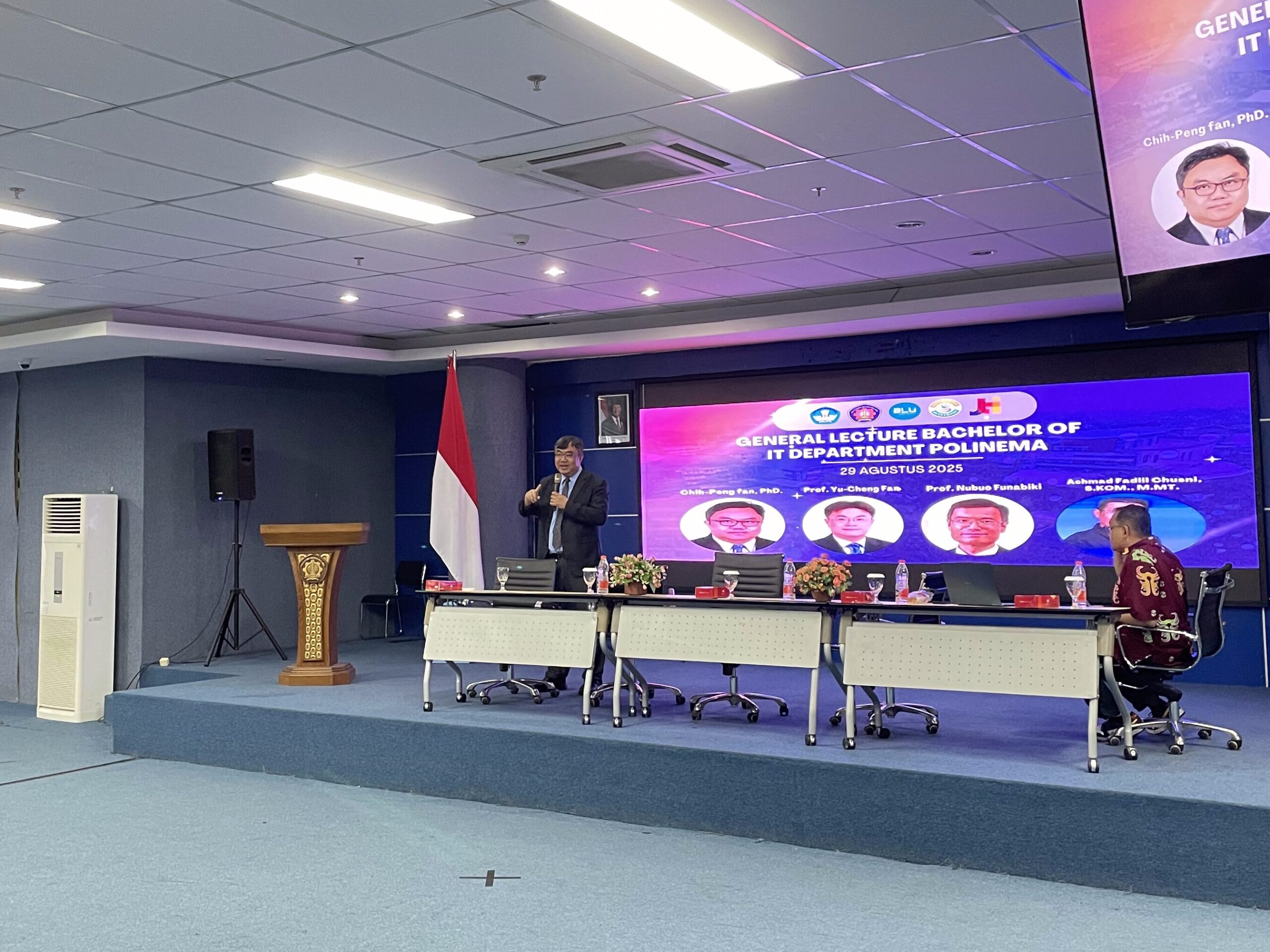 Kuliah Tamu JTI Polinema Hadirkan Narasumber dari National Taiwan University, Okayama University dan Diskominfo Jatim