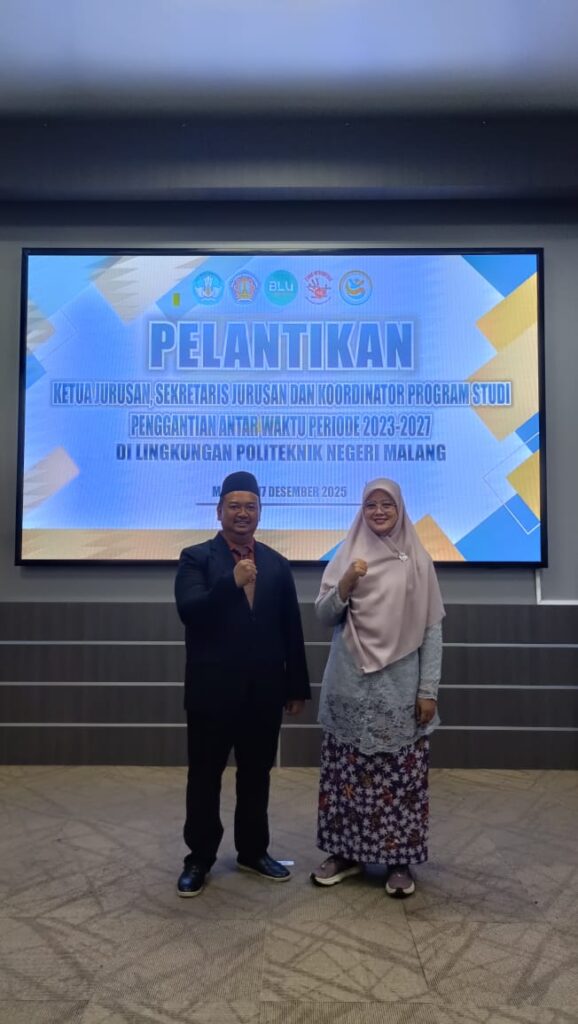 Pelantikan Ketua Jurusan dan Sekretaris Jurusan Penggantian Antar Waktu Periode 2023 – 2025