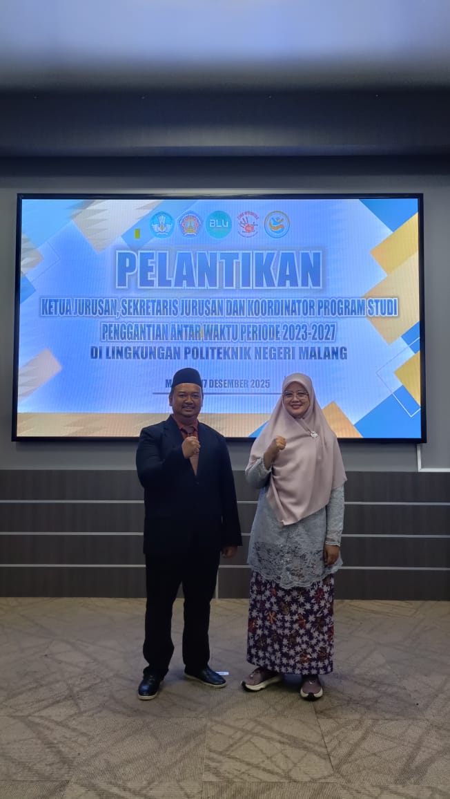 Pelantikan Ketua Jurusan dan Sekretaris Jurusan Penggantian Antar Waktu Periode 2023 – 2025